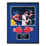 Signed + Framed Photograph // Floyd Mayweather + Manny Pacquiao