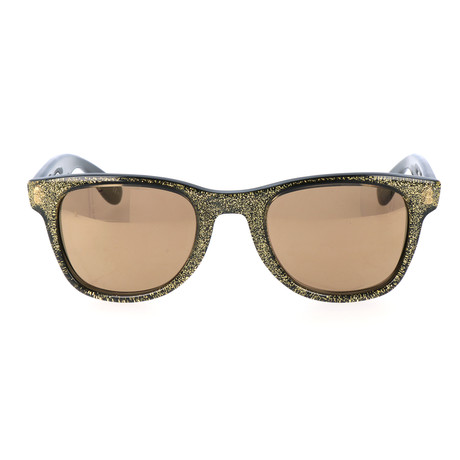Heidy Women's Sunglasses // Gold Glitter