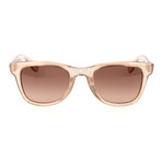 Betsy Women's Sunglasses // Transparent Nude
