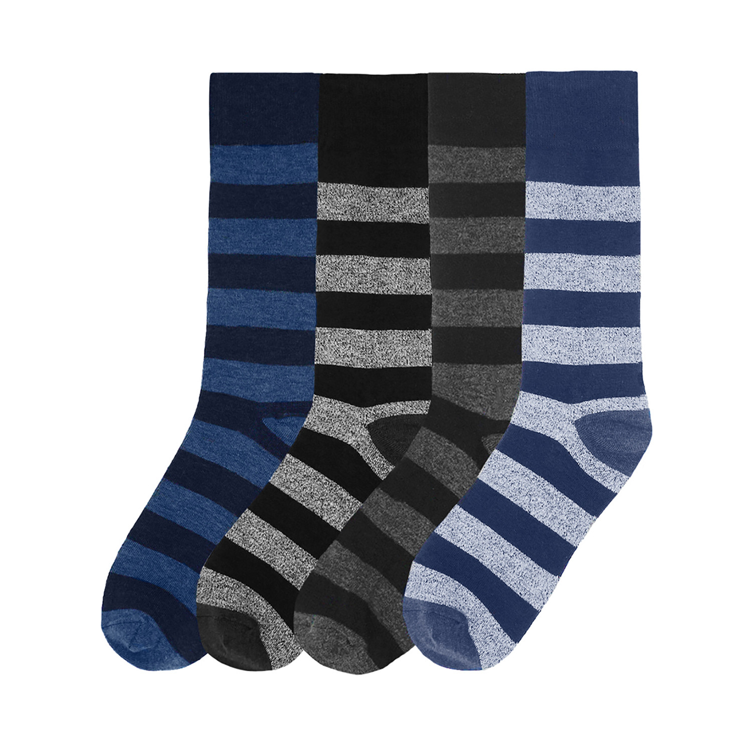 Melange Rugby Sock // Pack of 4 - Basic/Outfitters - Touch of Modern