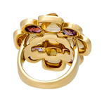 Vintage Chanel 18k Yellow Gold Multi-Stone Ring // Ring Size: 6.5