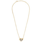Vintage Dior 18k Yellow Gold Diamond Necklace // 16.5"