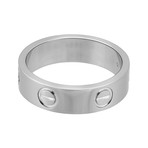 Vintage Cartier 18k White Gold Love Ring (Size 5.25)