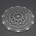 Tesseract 3D Metal Wall Art