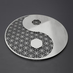 Yin Yang II Sacred Geometry 3D Metal Wall Art