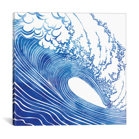 Big Wave // sirenarts (18"W x 18"H x 0.75"D)