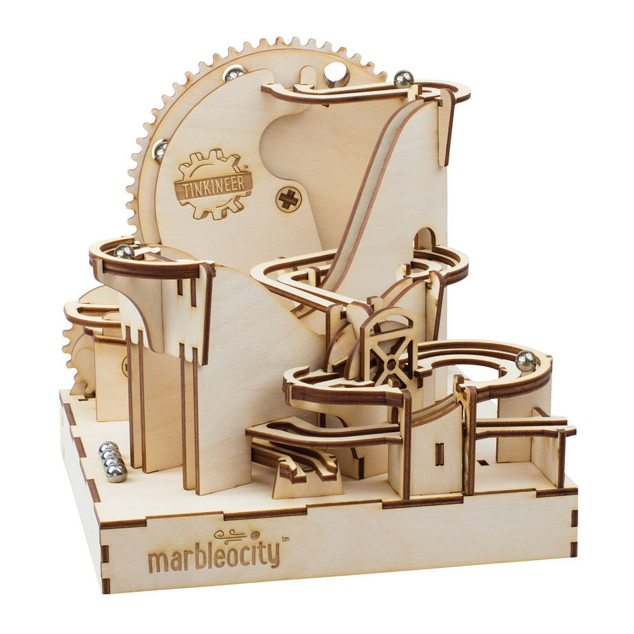 Tinkineer DIY Wooden Roller Coaster Kits Touch of Modern