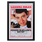 Framed + Signed Poster // Ferris Bueller's Day Off