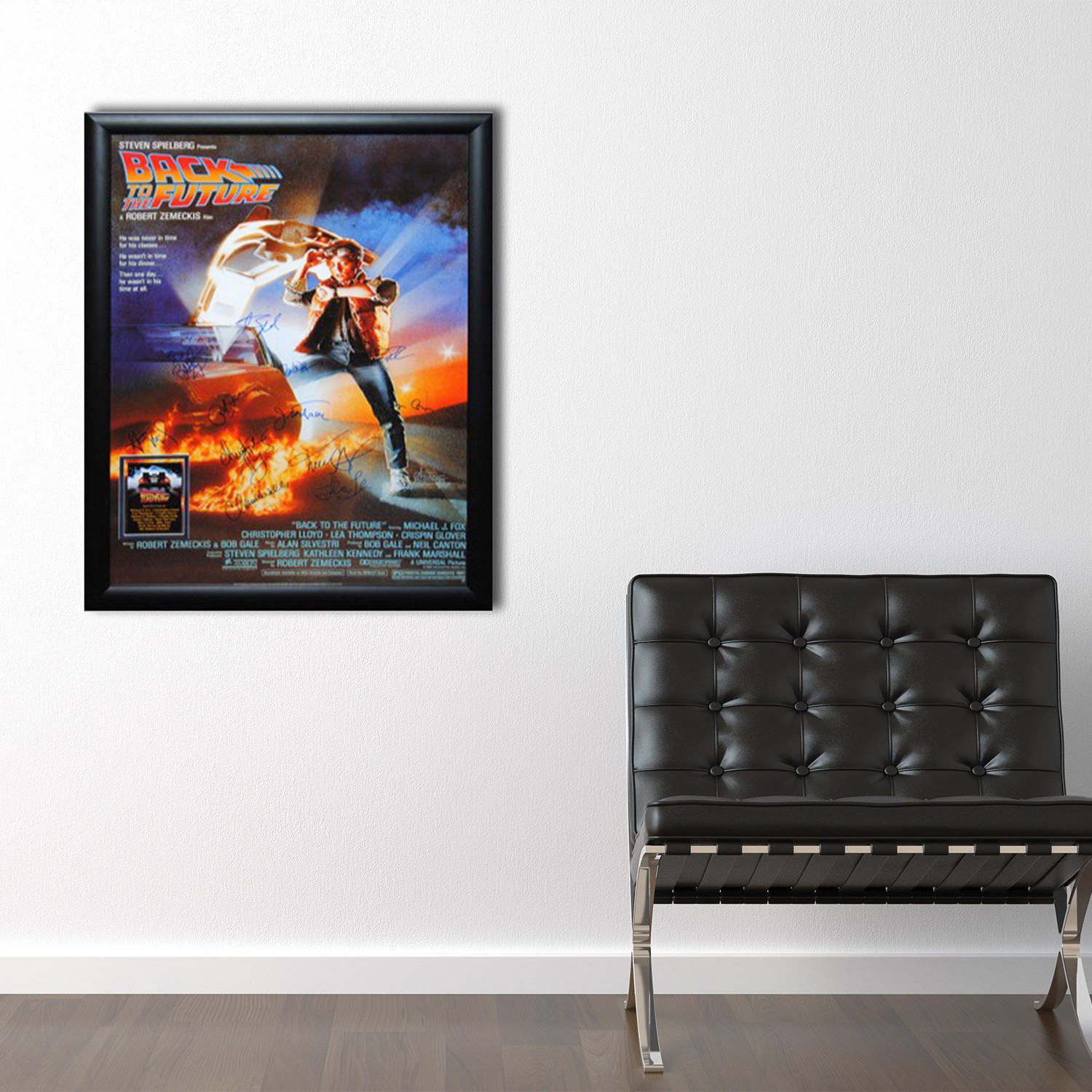 Signed + Framed Poster // Back to the Future The Best of Film + Television Touch of Modern