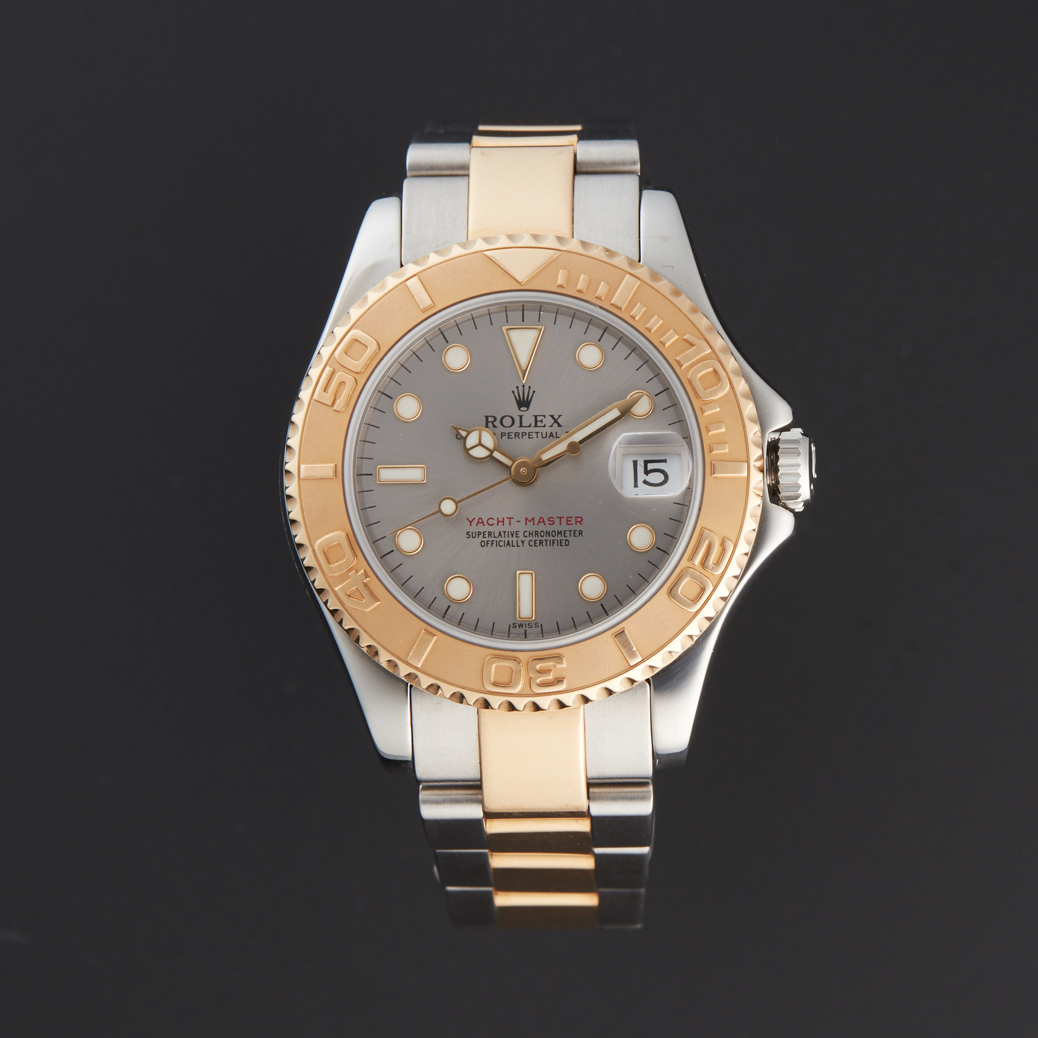 Rolex Yacht-Master Mid-Size Automatic // 168623 // Pre-Owned - Rolex ...