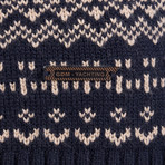 Maximo Pullover // Navy + Beige (XS)