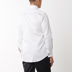 Removable Buttoned Tuxedo Shirt // White (L)