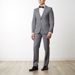 Slim Fit Wool Plaid Suit - Grey // Grey (US: 40R)