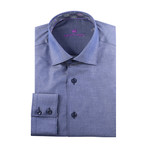 Maddox Solid Long-Sleeve Button-Up // Medium Blue (S)