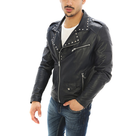 Vincenzo Leather Jacket // Black (S)