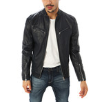 Salvatore Motorcycle Jacket // Black (XL)