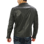 Domenico Motorcycle Jacket // Charcoal (XL)