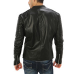 Domenico Motorcycle Jacket // Midnight Black (XL)