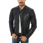 Paolo Motorcycle Jacket // Black (M)