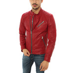 Paolo Motorcycle Jacket // Red (L)