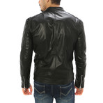 Paolo Motorcycle Jacket // Midnight Black (M)