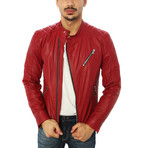 Paolo Motorcycle Jacket // Red (2XL)
