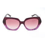 Women's ET608S-538 Sunglasses // Plum Paisley