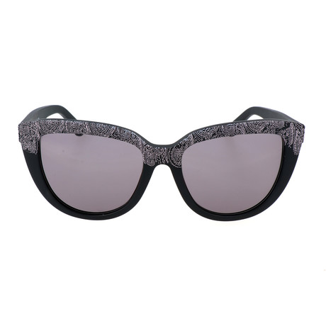Women's ET619S-5 Sunglasses // Matte Black Paisley
