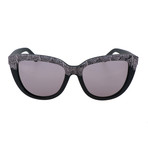 Women's ET619S-5 Sunglasses // Matte Black Paisley
