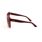 Women's ET630S-604 Sunglasses // Bordeaux Paisley