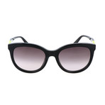 ET636S 010 Woman Sunglasses // Black + Acid Green