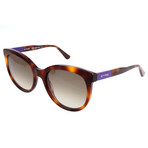 Women's ET636S-230 Sunglasses // Havana + Purple