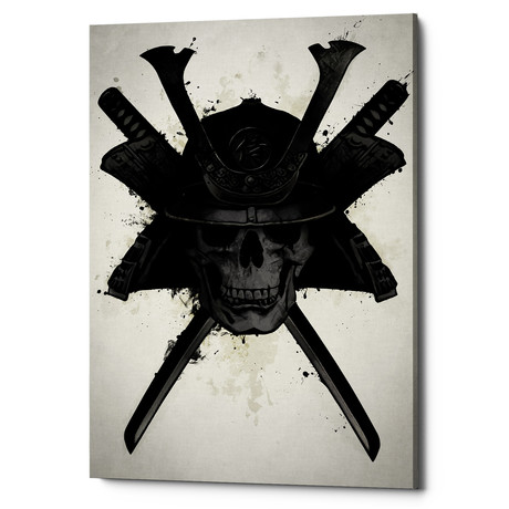 Samurai Skull (18"W x 26"H x 0.75"D)