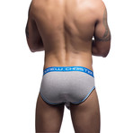 Varsity Brief w/ Almost Naked // Heather Grey (L)