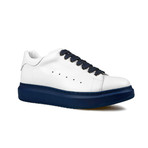 Ajax Low-Top Sneaker // White + Blue (US: 8.5)