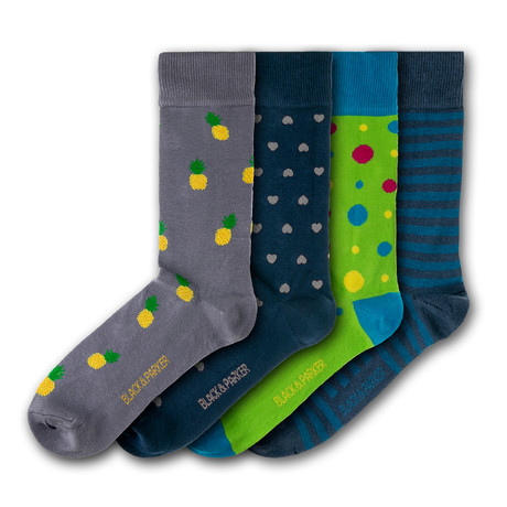 Trelissick Garden Socks // Set of 4