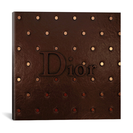 Brown Dior // 5by5collective (18"W x 18"H x 0.75"D)