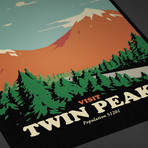 Visit Twin Peaks (20"H X 16"W)