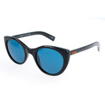ZC0009 Unisex Sunglasses // Shiny Black + Blue