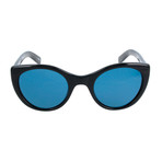 ZC0009 Unisex Sunglasses // Shiny Black + Blue