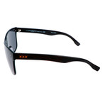 Men's ZC0016 Sunglasses // Matte Black + Smoke