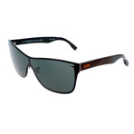 Men's ZC0016 Sunglasses // Matte Light Ruthenium + Smoke