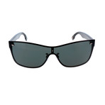 Men's ZC0016 Sunglasses // Matte Light Ruthenium + Smoke