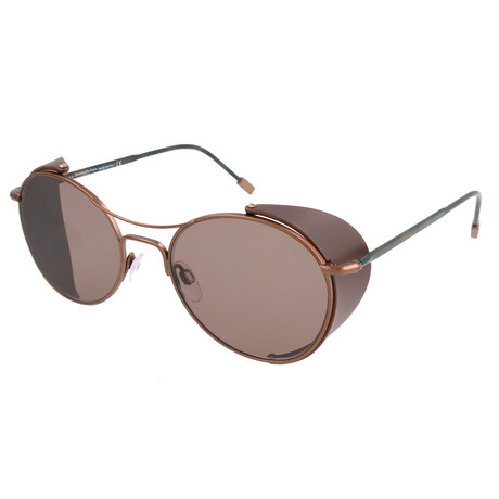 ZC0022 Men's Sunglasses // Matte Dark Bronze + Roviex