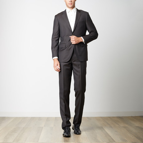 Paolo Lercara // Modern Fit Suit // Brown Nailhead (US: 38R)