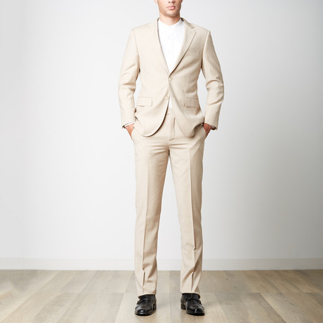 Paolo Lercara // Modern Fit Suit // Beige (US: 36S)