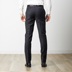 Bella Vita // Slim Fit Peak Lapel Suit // Black (US: 42S)