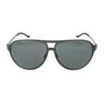Men's Domini Sunglasses // Dark Green + Gunmetal