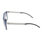 Men's M7004 Sunglasses // Blue + Silver