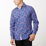 Adam Slim-Fit Dress Shirt // Multi (S)